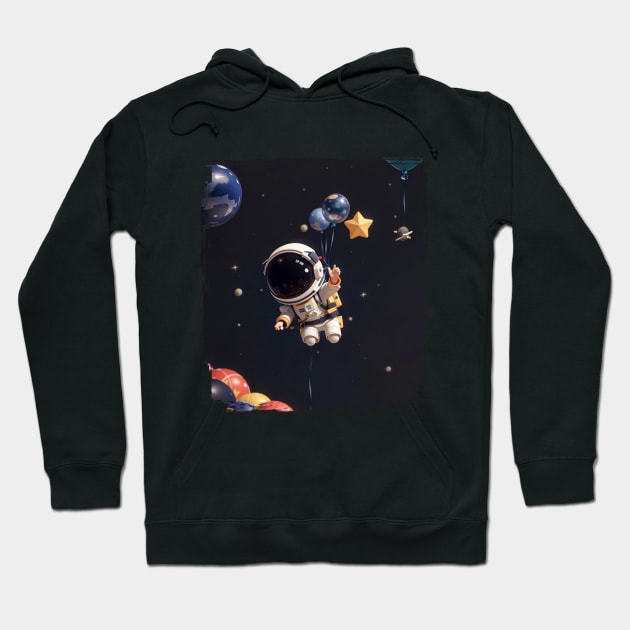 Little Baby Astrounaut Hoodie by Tiago Augusto